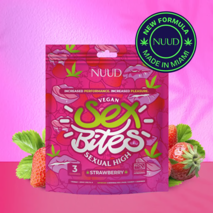 🍬 Bonbons NUUD THC – Fruités, Aphrodisiaques & 100% Vegan 🍓 Fraise