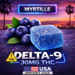 Delta-9 Gummies – 30 mg Myrtille | Qualité Premium | Import USA 🇺🇸