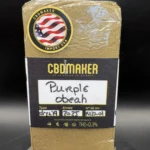 Purple obeah Drysift CBD premium importé de Californie, résine 120 microns aux arômes fruités intenses et texture sèche haut de gamme.