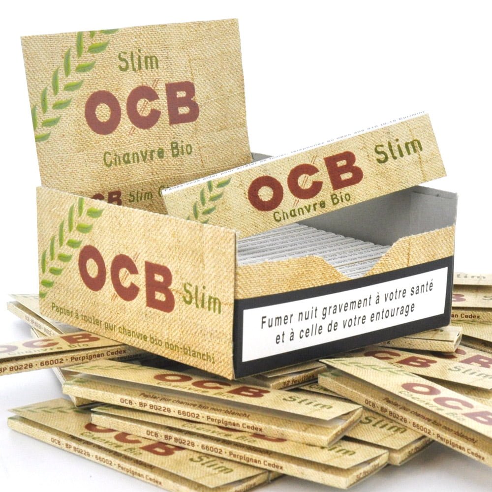 ocb slim chnavre bio ocb slim chanvre bio feuille a rouler