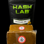 Résine Frozen CBD premium Hash Lab au cœur blond – processus californien
